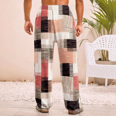 Pantalones Casuales para Hombre con Patrón Cuadros - Diseño Moderno y Versátil - Image 3