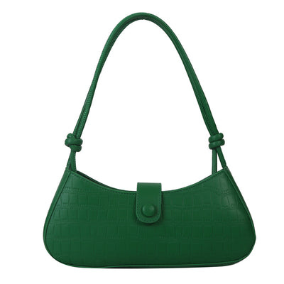 Bolso de Hombro Minimalista con Patrón de Piedra - Image 7