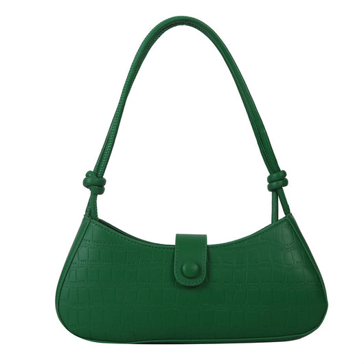 Bolso de Hombro Minimalista con Patrón de Piedra - Image 7