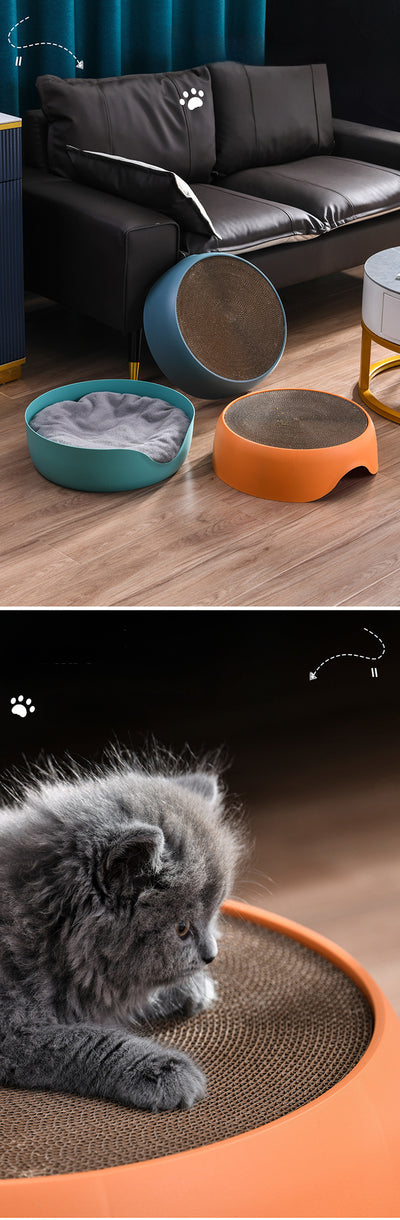 Nido Felino 2 en 1: Cama y Rascador para Gatos - Image 14