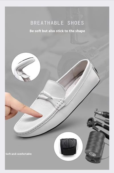 Zapatos Casual Slip-On de Cuero Genuino para Hombre - Image 11
