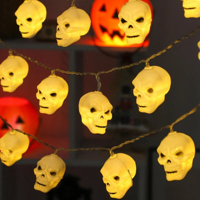 Luces LED Decorativas Temáticas Halloween, Fantasmas, Calaveras y Calabazas - Image 4