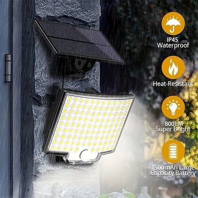 Luz Solar LED Dividida 106LED Exterior Impermeable con Sensor de Movimiento - Image 6