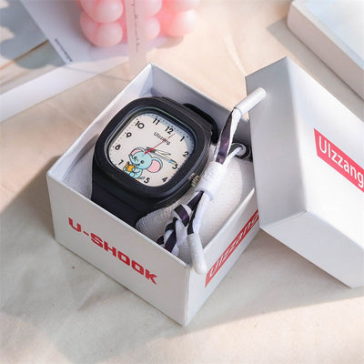 Reloj Deportivo Cuadrado Luminoso con Diseño Moderno para Estudiantes - Image 31
