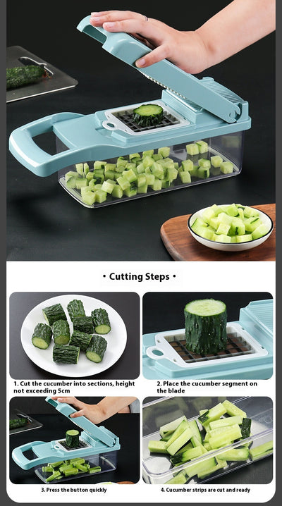Picador Multifunción de Verduras - Cortador de Cebolla, Papa y Vegetales - Image 13