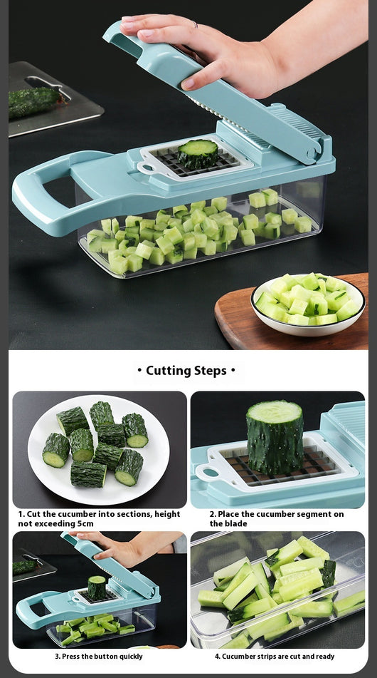 Picador Multifunción de Verduras - Cortador de Cebolla, Papa y Vegetales - Image 13