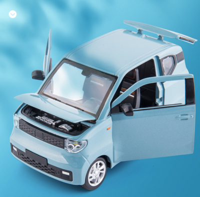 Miniatura de Colección Wuling Hongguang MiniEV con Luz, Sonido y Dirección Funcional - Image 7