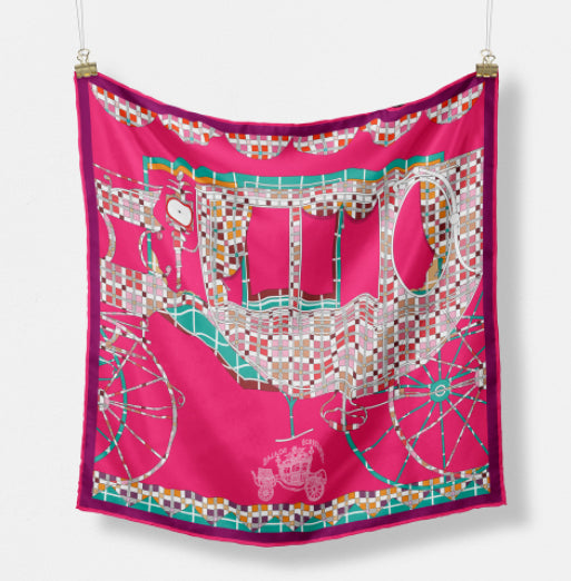 Pañuelo de Seda Estampado Minimalista - Elegancia Versátil - Image 30