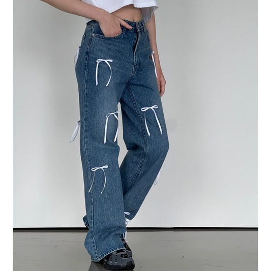 Pantalones Rectos Holgados Estilo Retro para Mujer - Image 2