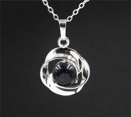 Collar Colgante de Flor en Cristal Natural - Image 11