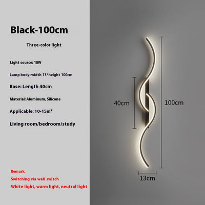 Lámpara de Pared Minimalista para Dormitorio y Pasillos - Image 4