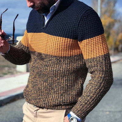Suéter Tejido Estilo Británico Casual - Image 10