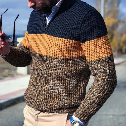 Suéter Tejido Estilo Británico Casual - Image 10