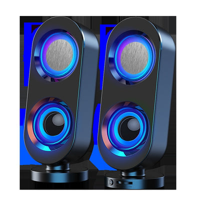 Parlante Subwoofer de Escritorio con Bluetooth y USB Dual - Image 5