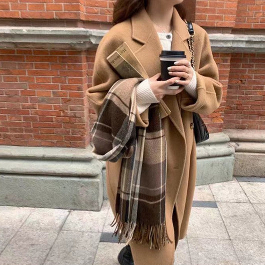 Abrigo Trench Reversible de Cashmere y Lana para Mujer - Image 4