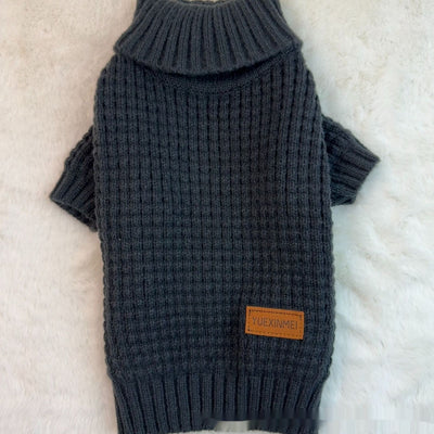 Suéter Cuello Alto para Mascotas - Ropa Abrigada para Gatos y Perros - Image 5