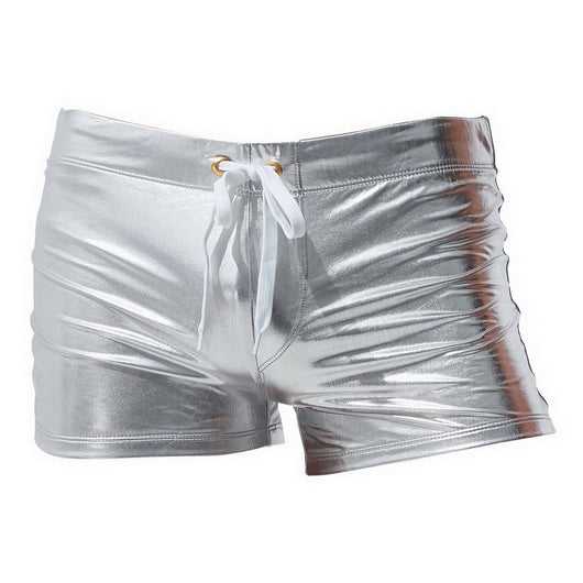 Bóxer de Baño Hombre Triángulos Dorado y Plata - Image 13