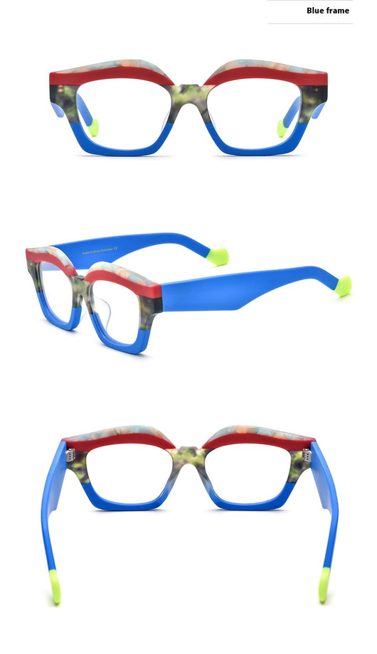 Gafas Cat Eye con Bordes Gruesos Bicolor - Image 16