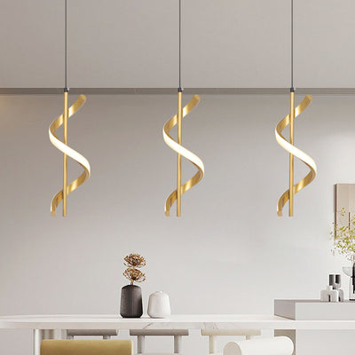 Lámpara Espiral Moderna para Comedor y Dormitorio - Image 2