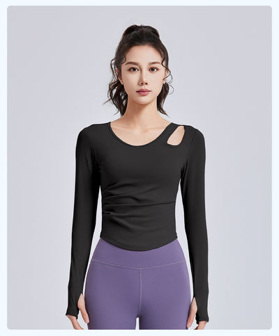 Top Deportivo Ajustado con Detalle Hueco y Fruncido para Pilates y Yoga - Image 16