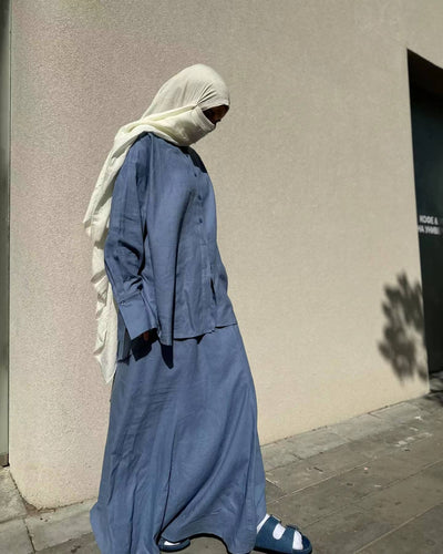 Conjunto Modesto Musulmán: Blusa Suelta y Falda Larga - Image 10