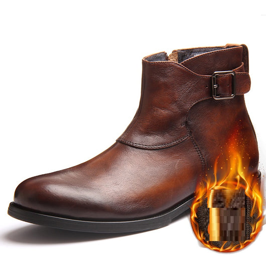 Botas Martin de Cuero Genuino para Hombre - Corte Medio - Image 6