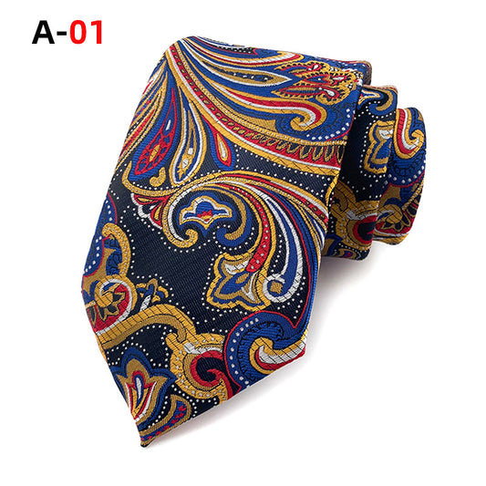 Corbata Jacquard Paisley Europeo Americana para Hombre - Image 2