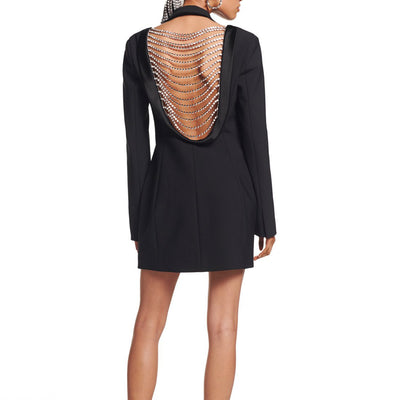 Abrigo Slim Fit con Cadena Diamante para Mujer - Image 10