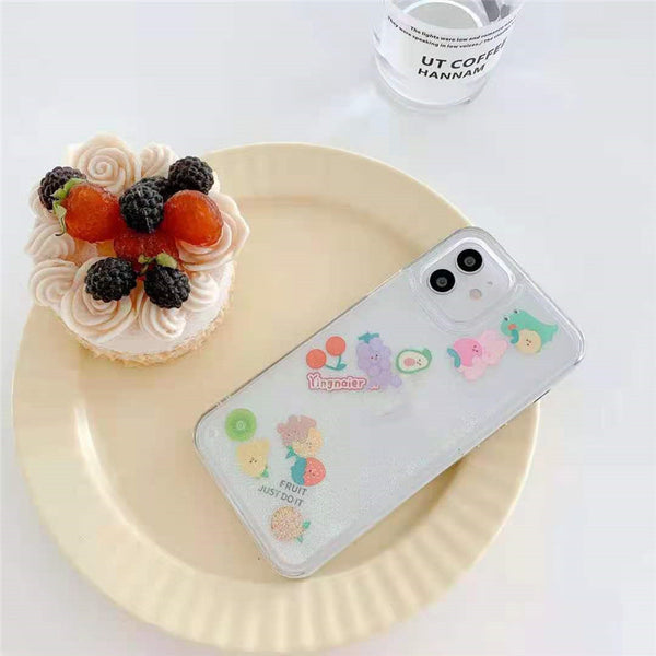 Funda para Celular Diseño Frutas Verano - Fresa y Aguacate