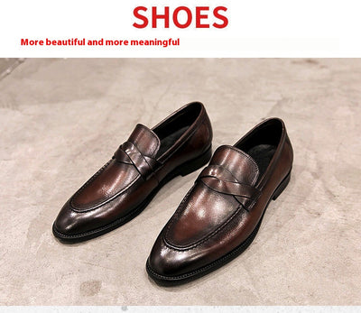 Zapatos de Cuero Británico sin Cordones - Comodidad Casual - Image 19