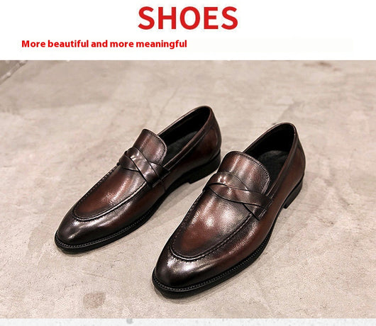 Zapatos de Cuero Británico sin Cordones - Comodidad Casual - Image 19