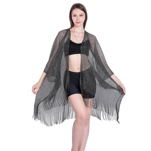 Blusa Playera con Cintas Doradas y Plateadas - Protección Solar Elegante - Image 3