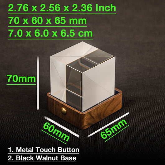Reloj de Cristal Grande con Animación y Adornos Decorativos - Image 17