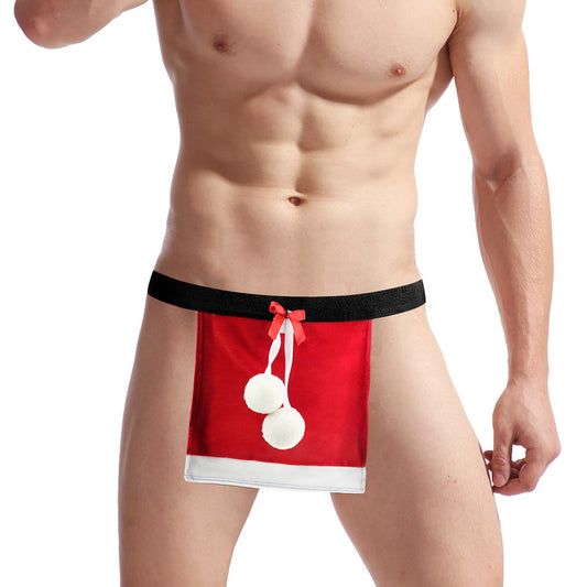 Bóxer Tipo Tanga Navideño para Hombre - Diseño Exclusivo Shy Cloth