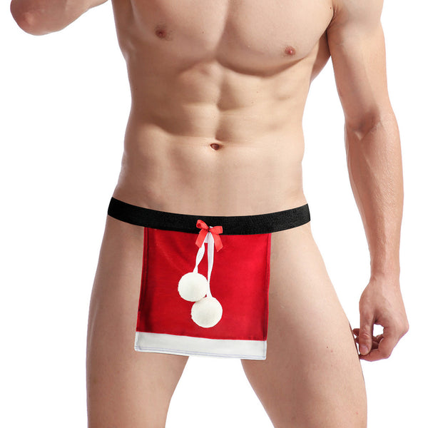 Bóxer Tipo Tanga Navideño para Hombre - Diseño Exclusivo Shy Cloth