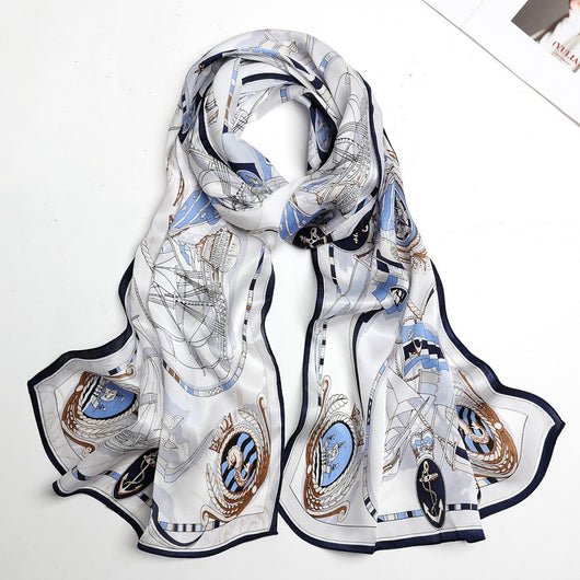 Pañuelo de Seda Versátil para Mamá - Diseño Elegante Multiusos - Image 30