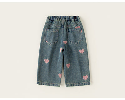 Pantalones Rectos Anchos para Niña - Estilo Casual Moderno - Image 10