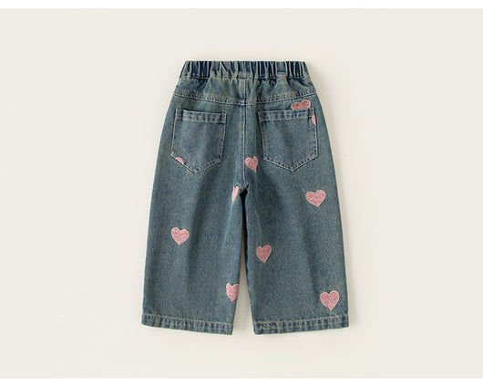 Pantalones Rectos Anchos para Niña - Estilo Casual Moderno - Image 10