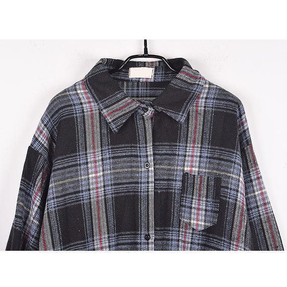 Blusa Rayada Talla Grande para Mujer