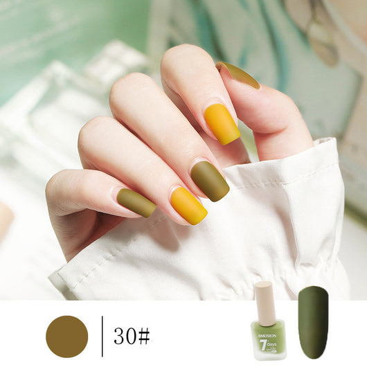 Esmalte de Uñas Mate Nude sin Horno de Secado Rápido - Image 32