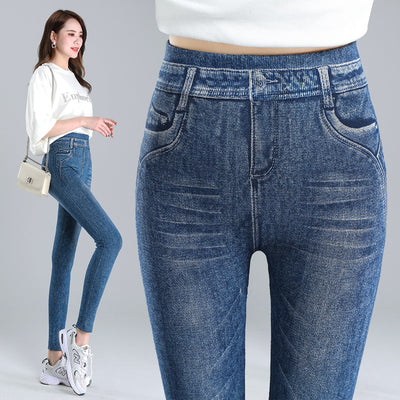 Leggings Ajustados de Talle Alto para Mujer con Corte Pencil Oversized - Image 4