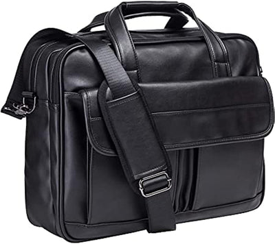 Bolsa Mensajero de Cuero para Hombre con Compartimento para Notebook - Image 13