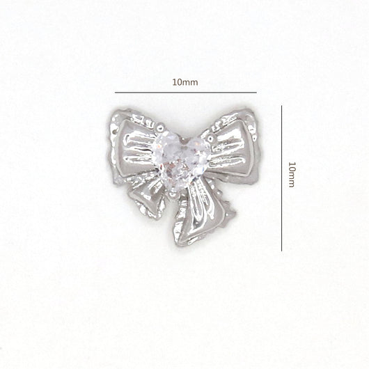 Adorno de Uñas Moño con Circonita Brillante - Image 18