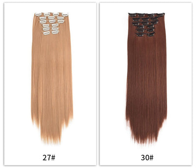 Set de 6 Extensiones de Cabello Liso Largo - Image 27