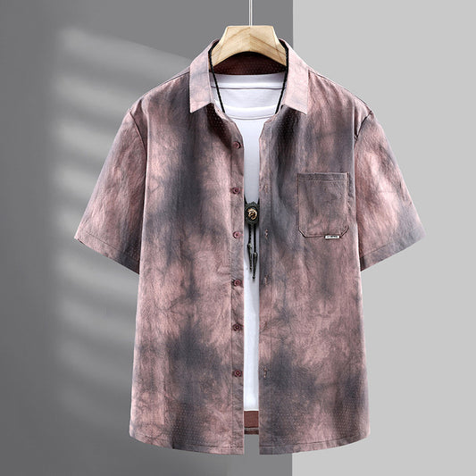 Conjunto de Dos Piezas: Camisa y Shorts Holgados Talla Grande