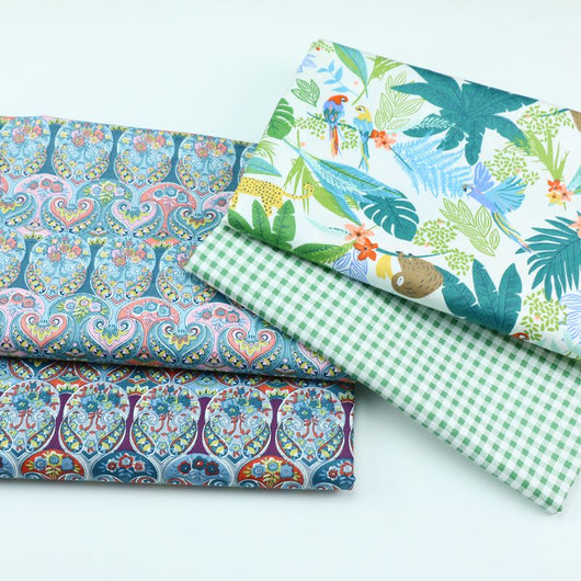 Tela de Algodón Estampada con Patrones Clásicos para el Hogar - Image 13
