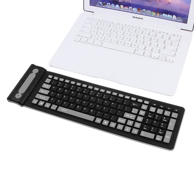 Teclado Inalámbrico Plegable Silicona Resistente al Agua 24g - Image 5