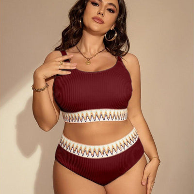 Bikini Talle Alto con Abertura Lateral para Tallas Grandes - Image 17