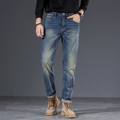 Pantalones Pencil Vintage Lavados para Hombre - Estilo Retro Trendy - Image 11