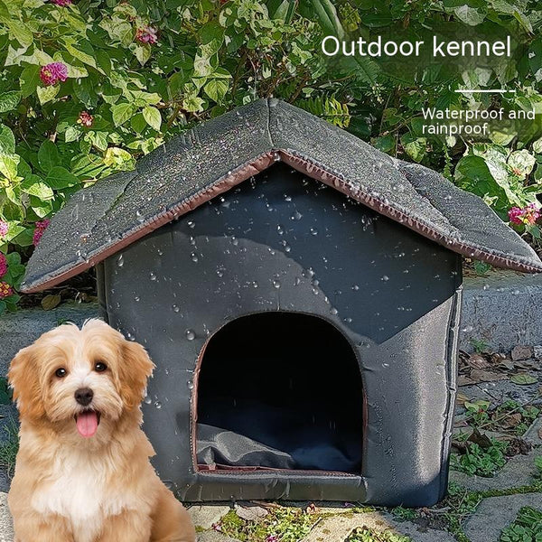 Casa Felina Impermeable para Invierno - Refugio Desmontable y Lavable